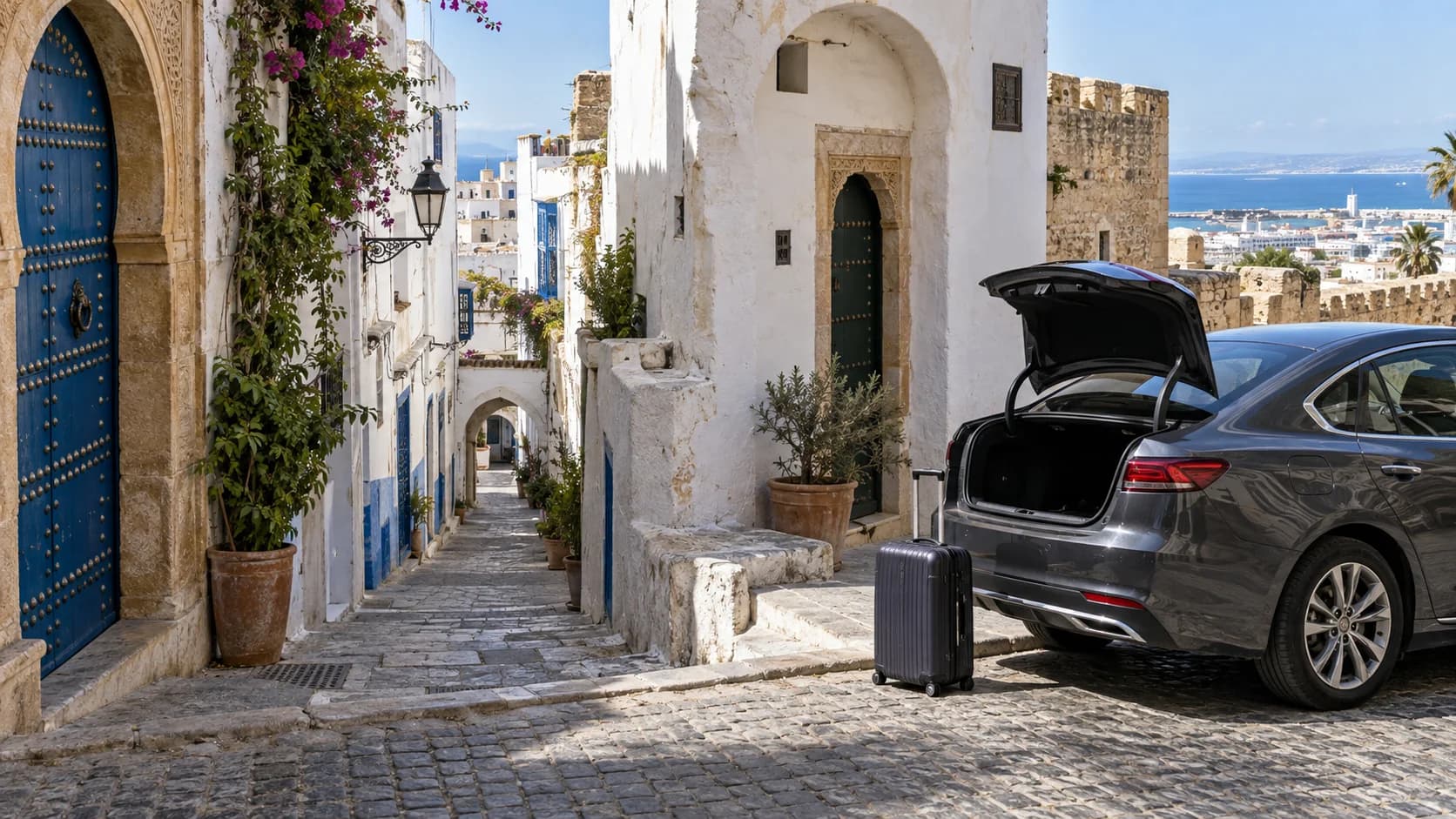 Riad Transfer Tangier Medina: Waar kan uw chauffeur u ophalen?